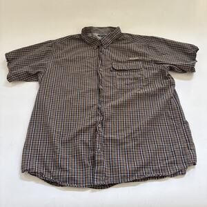 Vintage Columbia PHG Vented Shirt Hunting Fishing Mens XXL Y2K Plaid Retro